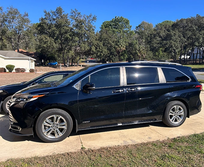 private car ready for travel